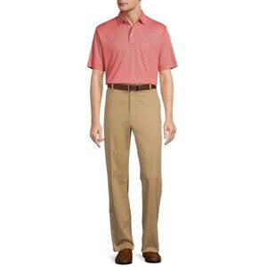 Roundtree & Yorke TravelSmart CoreComfort Flat-Front Chino Pants 38x28